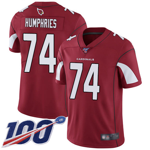 Arizona Cardinals Limited Red Men D.J. Humphries Home Jersey NFL Football #74 100th Season Vapor Untouchable->arizona cardinals->NFL Jersey